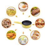 siddhmurti Multifunctional Electric Frying Pan with Egg Boiler Steamer Cooker (Multi Colour)