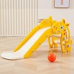 MERIT play Kids Slide with Basketba