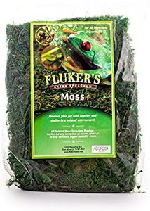 Fluker's Green Reptile Terrarium Moss, 8,Quart, Black