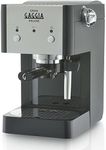 Gaggia RI8425/11 coffee maker - coffee makers (freestanding, Manual, Espresso machine, Ground coffee, Espresso, Coffee, Black, Silver)