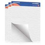 TFTAFAN Sticky Easel Pads Large lined Flip Chart Easel Pads bulk, 25 x 30 Inches Jumbo Self Stick Flip Chart Papers for Teachers School Classroom office Meeting (3)