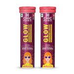 Chicnutrix Glow Advanced 580mg L-Glutathione for Faster Skin Glow & Anti-Pigmentation with 14 Bioactives - 30 tablets, Orange Flavor