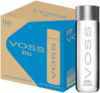 VOSS Premium Still Bottled Natural Water - BPA-Free - High Grade PET - Recyclable Plastic Water Bottles - Pure Drinking Water with Unique & Iconic Bottle Design - 12 Pack