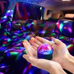 ASFSKY Disco Ball Light,Mini Car Disco Light with Sound Activated DJ Dance Halloween Party Decorations Lights Colourful RGB Strobe Lamp for Home Dance Karaoke Xmas Happy Birthday Wedding