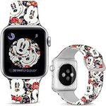 Leotop Compatible with Apple Watch Band Mouse Theme 38mm 40mm 41mm Soft Silicone Cute Fun Fancy Cartoon Strap Compatible with iWatch Series SE SE 2 9 8 7 6 5 4 3 2 1 Kids Men Women.