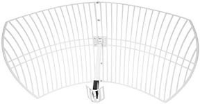 Nooelec GOES Weather Satellite Mesh Antenna - 21dBi Parabolic Antenna w/ 1.7GHz Center Frequency, 200MHz+ Bandwidth, LMR400 Feed Cable with Male SMA Connector, Mounting Hardware, & 2 Year Warranty