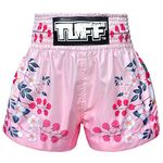 Tuff Sport Muay Thai Shorts Boxing Shorts Trunks Kick Martial Arts Training Gym Clothing, Multicolor, Large