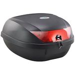 Tekbox Universal Motorcycle Helmet Top Box Luggage Storage For Motorbike Moped Back Rear Case (52L)