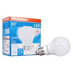 Sylvania Home Lighting Sylvania, 60W Equivalent, LED Light Bulb, A19 Lamp, 2 Pack, Daylight, Energy Saving & Longer Life, Medium Base, Efficient 8.5W, 5000K, 8.5 W, 4.46