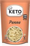 Keto Chef Vegan Penne Pasta (Pack of 6, 270g) - Konjac Slim Pasta Instant Noodle, Contains Zero Carbs & Sugar, Shirataki, Free-from, Paleo Friendly Healthy Diet Food, Ready to Eat