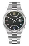 Citizen Stainless Steel Analog Black Dial Men's Watch-Nj0151-53E, Band Color-Silver