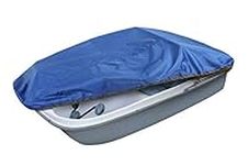 Explore Land Pedal Boat Cover - Waterproof Heavy Duty Outdoor 3 or 5 Person Paddle Boat Protector, Blue