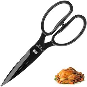 SLEMOON Heavy Duty Poultry Shears That Come Apart, All Purpose Kitchen Shears for Food,3Cr14 Fully Forged Stainless Steel Sharp Blades for Chicken,Meat,Seafood,Herbs Kitchen Scissors
