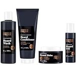 Scotch Porter Miami Duppy Beard Collection | Includes Beard Wash, Beard Conditioner, Beard Balm, and Beard Serum | Formulated with Non-Toxic Ingredients, Free of Parabens, Sulfates & Silicones | Vegan