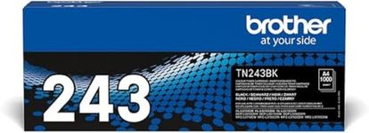 Brother TN-243BK Toner Cartridge, Black, Single Pack, Standard Yield, Includes 1 x Toner Cartridge, Brother Genuine Supplies