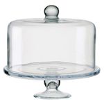 Simplicity Artland Cake Stand with Straight Sided Dome - Cake Stands for Afternoon Tea - Classy Cake Storage