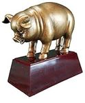 Decade Awards Sculpted Gold Pig Tro