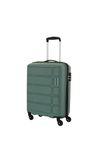 Kamiliant American Tourister Polypropylene (Pp) Kam Harrier Sp56Cm Suitcase/Small Hard 4 Wheels Spinner Trolley Bag, Slt Gry, Grey