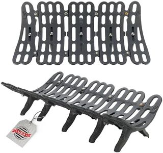 Flame Genie Self-Feeding Cast Iron Fireplace Grate, 2 ¾" Clearance, 33"