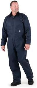 Berne Men's Heritage Twill Insulated Coverall, X-Large Regular, Navy