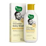 Mother Sparsh Simply Unscented Baby Wash With Natural Oatmeal- 200ml | Fragrance Free Baby Body Wash | Tear Free Formula for Newborn's Sensitive Skin