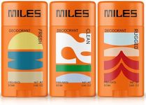 Miles Kids Deodorant for Boys and Girls - Aluminum Free Deodorant for Kids and Teens, Natural, Hypoallergenic, Made in USA (Variety Pack, 3-Pack)