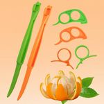 6 PCS Orange Peeler Tool, BOOMQQ Orange Peeler Citrus Peeler Fruit Vegetable Slicer Cutter Fruit Tools Kitchen Accessory Kitchen Gadgets Peelers