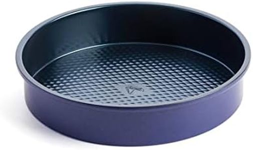 Blue Diamond Moule à Gâteaux Rond Antiadhésif 23cm, Bleu