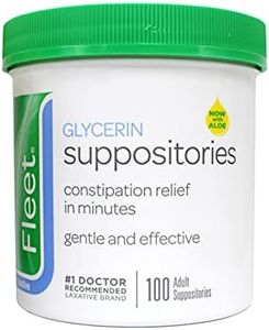 Fleet - Glycerin Suppositories, Laxative, Adult Jar, 100 Each