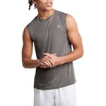 Champion Men's Sleeveless, Sport Tank, Moisture Wicking, Muscle T-Shirt (Reg. Or Big & Tall), Stone Gray, 4XL