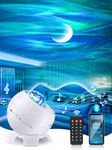 PIKOY Galaxy Projector,180 Lighting Modes Star Projector Night Light Projector,8 White Noise+Bluetooth Speaker Galaxy Light Projector,Remote Control Northern Lights Projector,Star Lights Projector