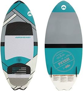 Airhead PFISH Wakesurf Board, Skim Style, multi