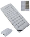 Sportneer Cot Mattress Pad, Soft Comfortable Camping Cot Mattress Pad Thick Camping Cot Cushion Pad Portable Sleeping Cot Pads for Camping Tent Outdoor Hiking Travel, Grey, 75"x28"