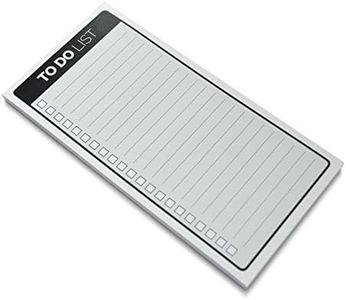 Home Advantage To Do List Note Pad 4 inches x 8 inches with Magnet (50 Sheets Per Pad) (White)
