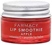 Farmacy Peptide Lip Balm - Lip Smoothie Hydrating Lip Balm with Vitamin C to Visibly Plump + Smooth Lip Lines - Nourishing Lip Treatment with a High-Gloss Finish - Apple (10g)