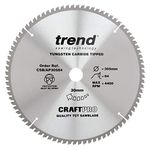 Trend Aluminium & Plastic Circular Saw Blade, 305mm Diameter, 30mm Bore, 84 Teeth, TCT, 3mm Kerf, -6° Hook, CSB/AP30584