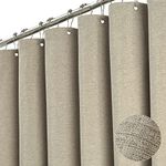 BTTN Fabric Shower Curtain - Linen 