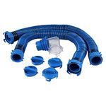 Offgridtec® Waste Water Hose Set for Motorhome without Tools for Drainage of Service Water and Waste Water