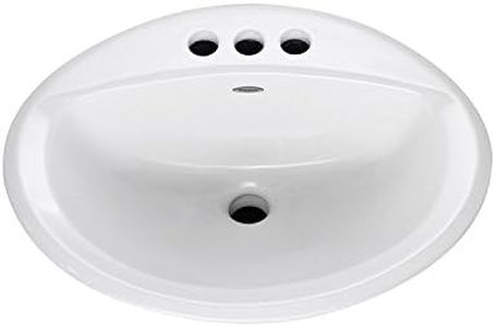 American Standard 0476028.020 Aqualyn Countertop Sink, White