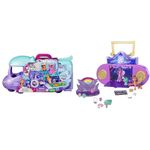 My Little Pony Toys Mini World Magic Mare Stream, Buildable Trailer Playset for Kids & : Make Your Mark Toy Musical Mane Melody – Playset with Lights and Sounds, 20 pieces, for Children 3 years and Up