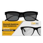 OAKTER Smart Glasses with Wireless Bluetooth | Hands-Free Calling | Open Ear Music | Sport Headset | Intelligent Eyewear | Connect with Your Mobile/Tablet | Black