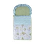 abracadabra Newborn Cotton Quilted Nest Bag/Sleeping Bag, Size 70 Cm X 36 Cm, Age 0-9 Months (Savanna)-Green,1 Count