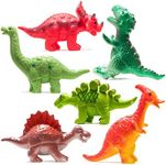 Prextex Dinosaur Baby Bath Toys 6 P