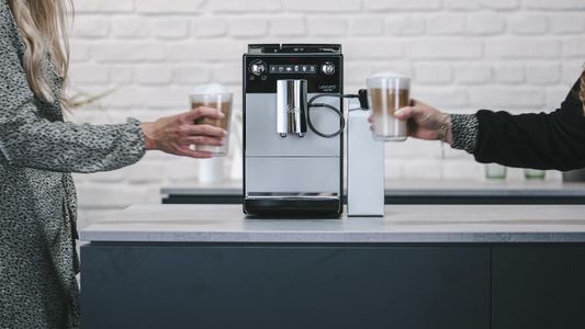 Melitta Latticia OT Coffee Machine – Silver, Automatic Espresso Maker