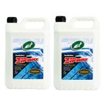 Turtle Wax Zip Wax Car Shampoo 5L x 2 - Dissolves Tough Stains & Soils with Streak Free Rinsing - Dual Action Concentrated Car Wash & Carnauba Car Wax - Easy to Use for a Showroom Shine