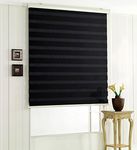 Decorate Blinds for Windows - Zebra Blinds -Black - 80 x 180