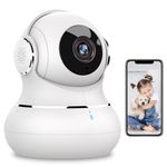 Little elf Indoor Camera - 2K Pet Camera, Baby Monitor with APP Controlled, Smart Motion & AI Crying Detection, Two-Way Audio, 360° Security Camera Indoor with IR Night Vision, Works with Alexa