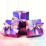 Gift Boxes,Gift Boxes with Lids,10 pcs 20 * 20 * 10 cm(8x8x4in) Gift Wrap Boxes, decorative boxes for gifts,Bridesmaid Proposal Boxes,Rainbow gradient Gift Boxes (Rainbow)