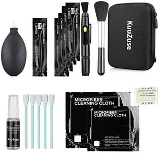 KuuZuse Professional DSLR Camera Cleaning Kit with APS-C Cleaning Swabs, Microfiber Cloths, Camera Cleaning Pen, for Camera Lens, Optical Lens and Digital SLR Cameras.