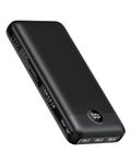 VEGER Power Bank 27000mAh 20W Fast Charging Portable Charger USB C Battery Pack,PD&QC 3.0 Powerbank with 4 Outputs & 2 Inputs Compatible with iPhone/iPad/Samsung Phones Tablet and More